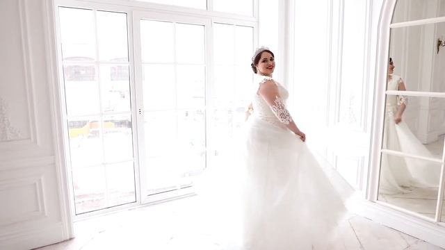 Свадебное платье больших размеров Магнолия от TM GOLANT смотреть онлайн