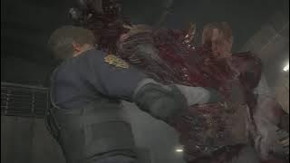 Resident Evil 2 Remake Leon S. Kennedy. Scenery A. Part4. Ликеры. Битва с мутировавшим Биркиным.mp4