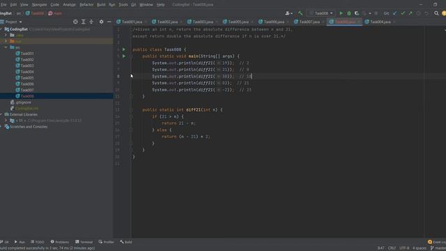 CodingBat008 java смотреть онлайн