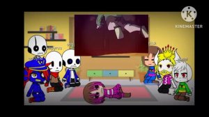 glitchtale react to last breath vs chara animation