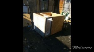 Будка для большей собаки ! С чертежом !