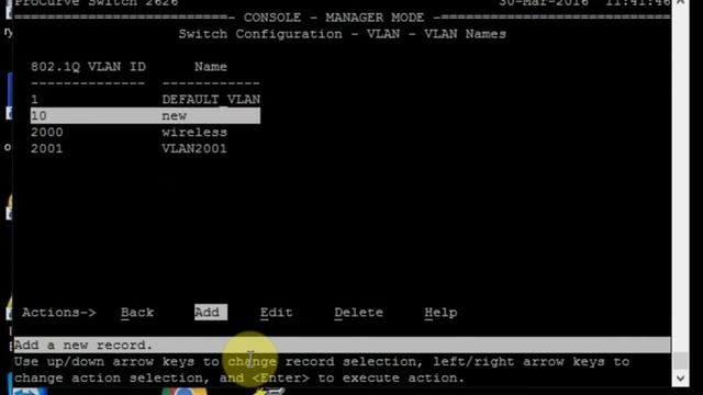 HP Procurve Switch 2626 configure IP address смотреть онлайн
