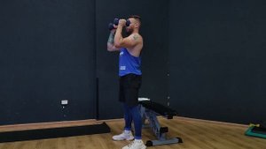Бокс приседания с опорой.