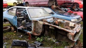 Rust Ford Capri crash