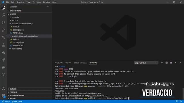 Creating a Local Private NPM registry using Verdaccio смотреть онлайн