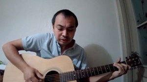На гитаре - Стоит сосна река жемчужиной течёт. Алма Ата. Мурзагулов Талгат Сайлауханович 28.06.2020
