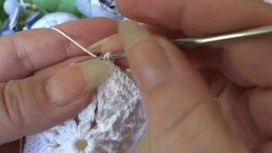 8 ряд салфетка "Лиственник"