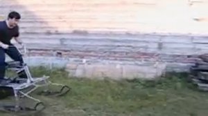 Мотособака с лыжным модулем "Разгуляй".AVI
