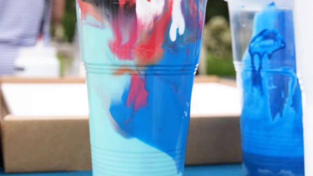 Арт-вечеринка  "Флюид-арт на природе" смотреть онлайн