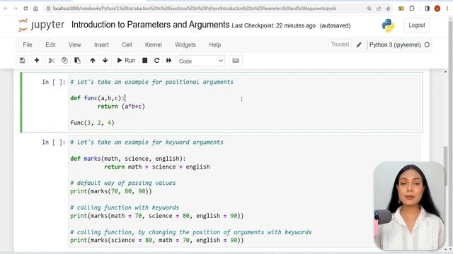 Parameters and Arguments in Python | Python Programming Tutorials | Meritshot Tutorials