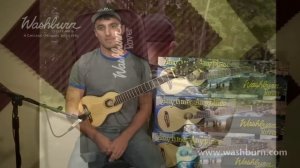 Washburn RO10 Rover Travel Acoustic Guitar Demo
