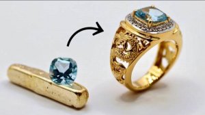 how to make gold signet ring - how it's made jewellery