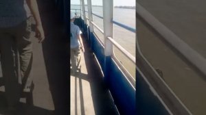 Прогулка на теплоходе по реке Обь. Город Барнаул