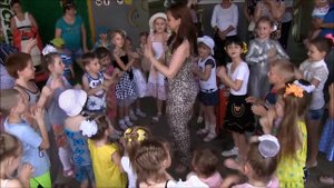 Праздник у рынка "Солнечный" в Саратове