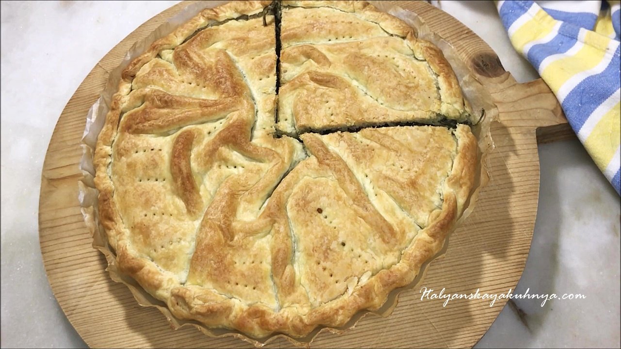 ИТАЛЬЯНСКИЙ ЭРБАЦЦОНЭ?СТАРИННЫЙ СЫТНЫЙ #ПИРОГ С МАНГОЛЬДОМ?#ИТАЛЬЯНСКАЯ_КУХНЯ от Наташки?