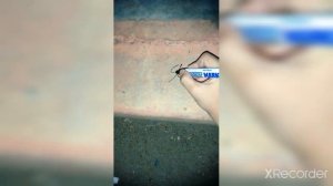Рисую граффити маркером в городе. ( я не профи в этом деле, так что хейтить не надо плиз)