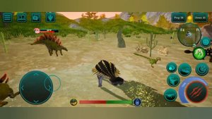 Онлайн Динозавры: Симулятор 3D. ВЫЖИВАЮ за АНКИЛОЗАВРА