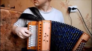 Цыганочка на новой гармони(май 2015г)(Gipsygirl(tsyganochka) on handmade accordion)
