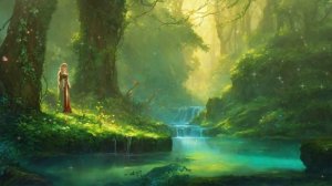 Мир Эльфов Мирная и расслабляющая музыка Эмоциональная нежная арфа