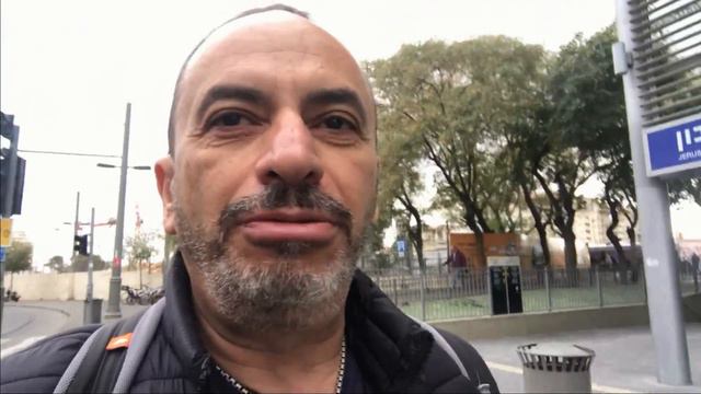 Иерусалим. От автовокзала до Старого города. Трамвай. смотреть онлайн