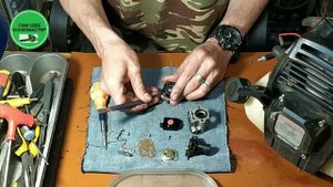 Причина почему бензотример " Энергомаш" не запускается.