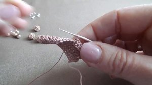 ВЯЗАНИЕ С БИСЕРОМ. СПОСОБ №2.