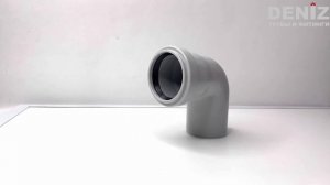 Отвод канализационный ПВХ 50 мм 90с Deniz