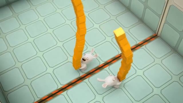 Les Lapins Crétins Invasion - Expérience lapin : Le Cube (EP. 36) смотреть онлайн