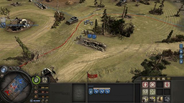 Company Of Heroes NHC mod 1 vs 2 #2 смотреть онлайн