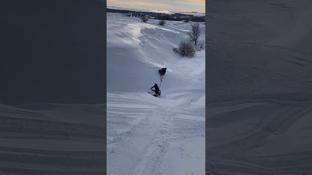 Зимние покатушки на снегоходе рысь смотреть онлайн