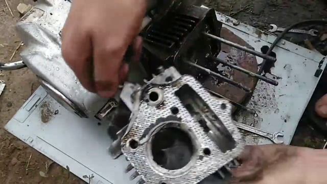 Восстановление мопеда Альфы #3 .ремонт двигателя . смотреть онлайн