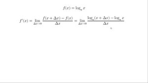 Вывод таблицы производных (Часть 1)