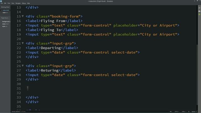 How To Make Travel Booking Form | Flight Booking Form Using HTML CSS Bootstrap смотреть онлайн