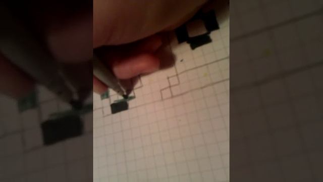 Рисуем миньона по клеточкам смотреть онлайн