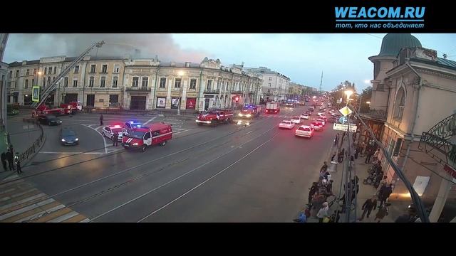 Горит ТЮЗ в Иркутске. 13.05.2022 смотреть онлайн