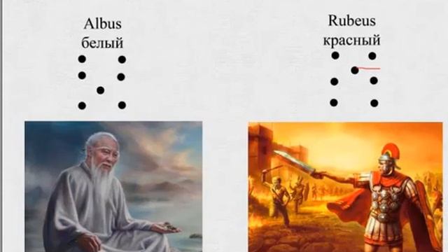 Фигура геомантии Rubeus