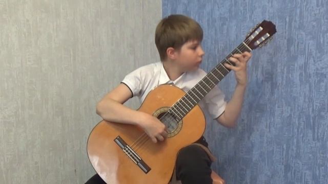 2."Магия гитары". Обр.С.Кравцова "Клён ты мой опавший" Исп. Илья Кравцов 10л. смотреть онлайн