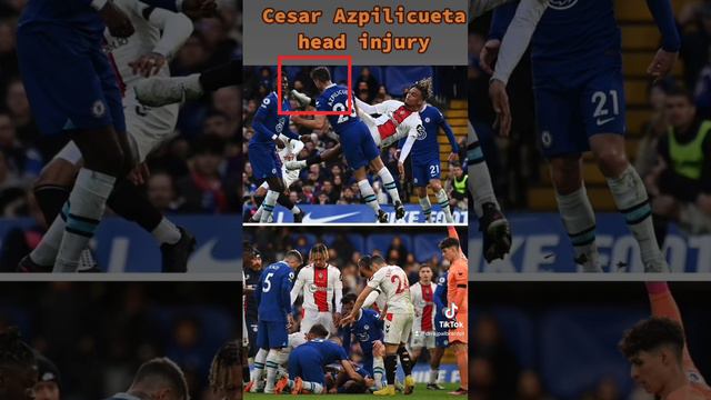 Cesar Azpilicueta head injury. Expert explains | #chelsea #chelseafc #cfc #premierleague #epl