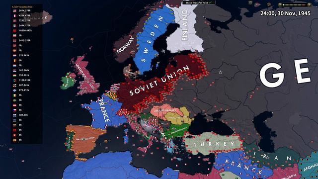 What if Germany and the Soviet Union swapped in 1939? Hoi4 Timelapse смотреть онлайн