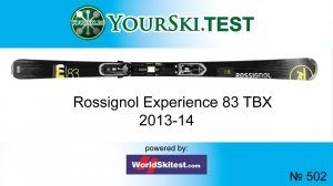 Тесты горных лыж Rossignol Experience 83 (2013-14 год).