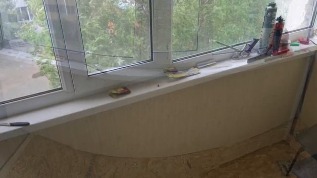 Утепление лоджии пеноплексом (техниколь) и отделка панелями ПВХ.