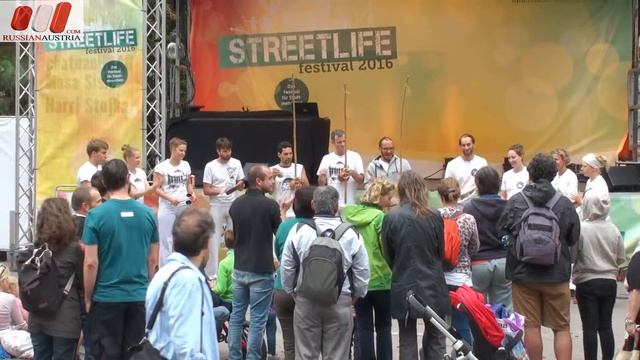 Capoeira (Österreich). Straßenkunst Streetlife Festival in Wien. Русская Австрия (Вена) смотреть онлайн