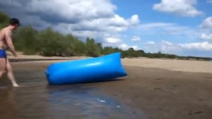 Надувной диван Ламзак Lamzak  Обзор и тест  драйв  Lamzac test drive