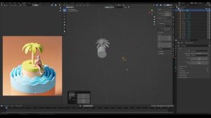 Создаем анимированную low poly сцену в blender.