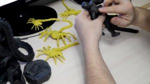 ЛЕПИМ ЧУЖОГО ИЗ ПЛАСТИЛИНА / ЧАСТЬ 3 / Слепил Морпеха и на лице Лицехват / Весь ход создания