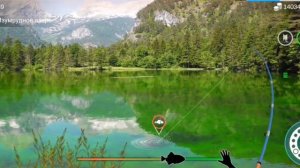 My fishing simulator Большой сом на изумрудном озере