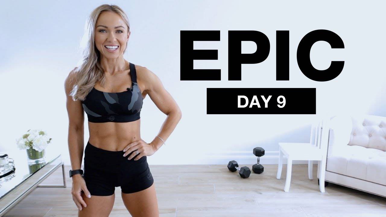 Caroline Girvan - Day 9 of EPIC _ Full Body Workout with Dumbbells _ 1 hour No Repeat