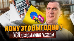 УСН доходы минус расходы: выгодно ли это для селлеров маркетплейсов Wildberries и Ozon?