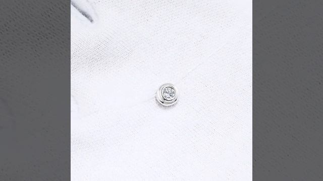 Серебряное колье SOKOLOV с фианитом 94070152 смотреть онлайн