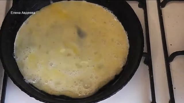 ОМЛЕТ с начинкой на завтрак смотреть онлайн